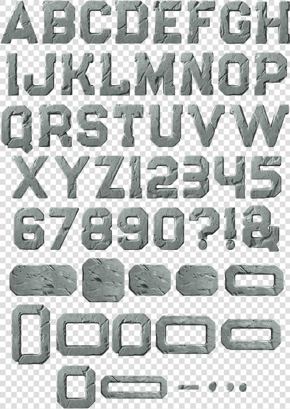 Flinty Stone Font Might Of Rock Typeface   Stone Font  HD Png DownloadTransparent PNG