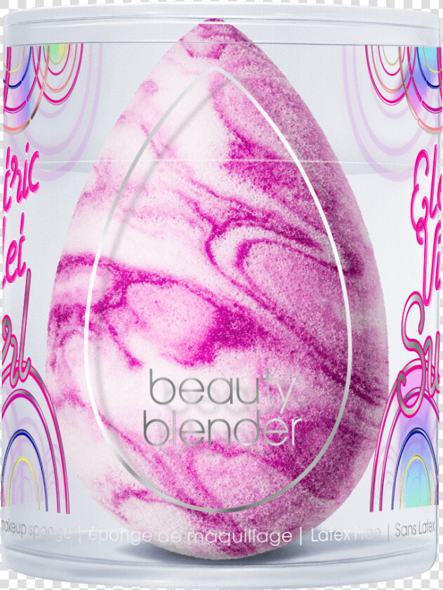 Blender Electric Violet Swirl In Packaging   Beauty Blender Electric Violet Swirl  HD Png DownloadTransparent PNG