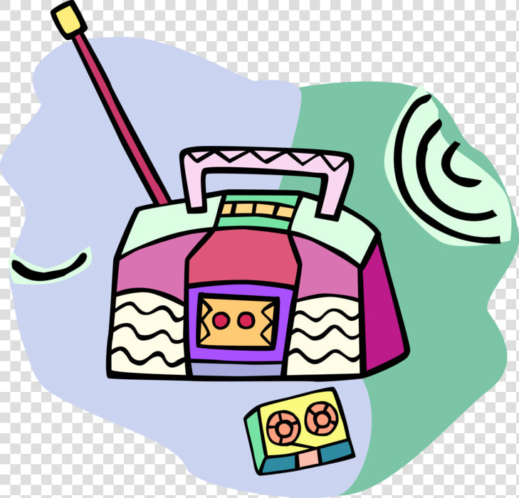 Vector Illustration Of Ghetto Blaster Stereo Sound  HD Png DownloadTransparent PNG