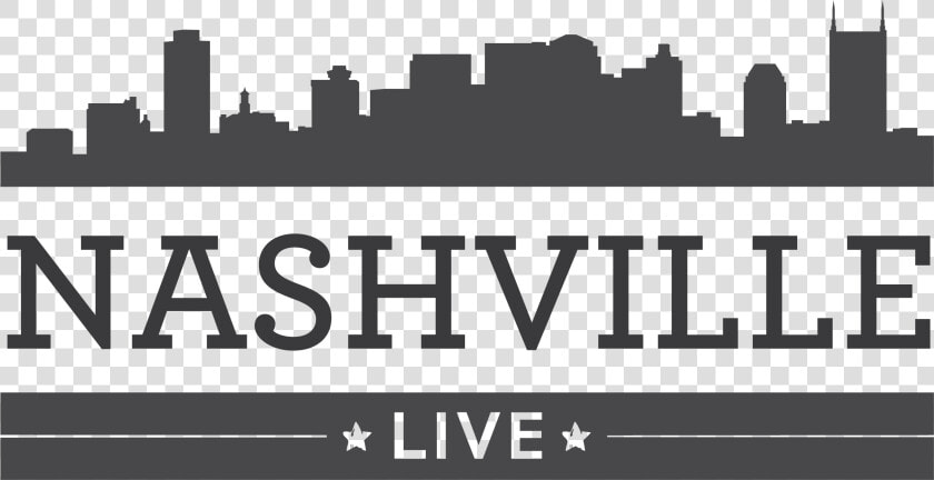 Nashville Skyline Stencil Logo   Transparent Nashville Clipart  HD Png DownloadTransparent PNG