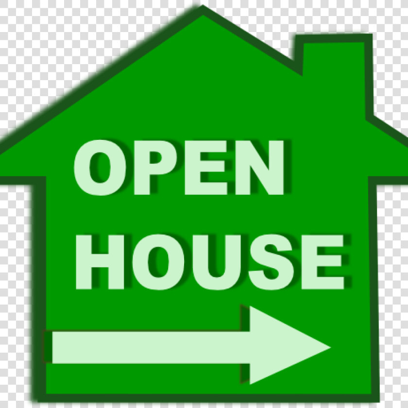 Open House Clip Art Open House Icon Clip Art At Clker   Sign  HD Png DownloadTransparent PNG