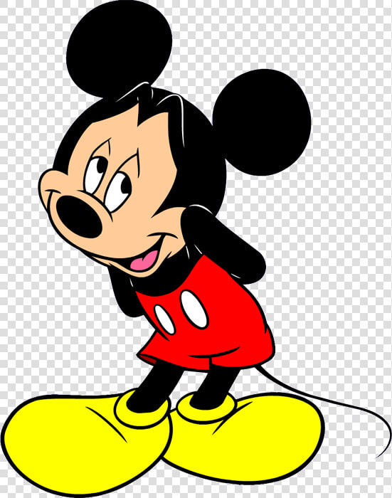 Mickey Mouse Blushing  HD Png DownloadTransparent PNG