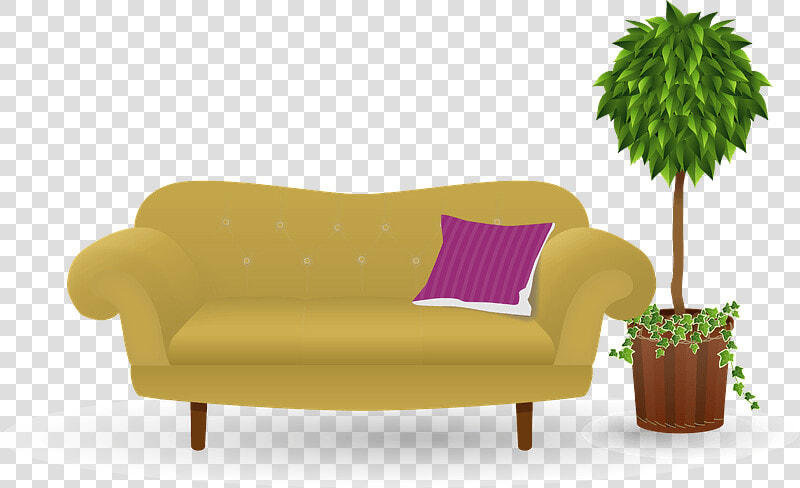 Sofa Houseplant Clipart   Copyright free  HD Png DownloadTransparent PNG