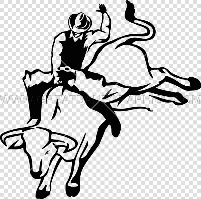 Image Result For Rodeo Drawings Easy Bull Riding   Bull Riding Drawing Easy  HD Png DownloadTransparent PNG