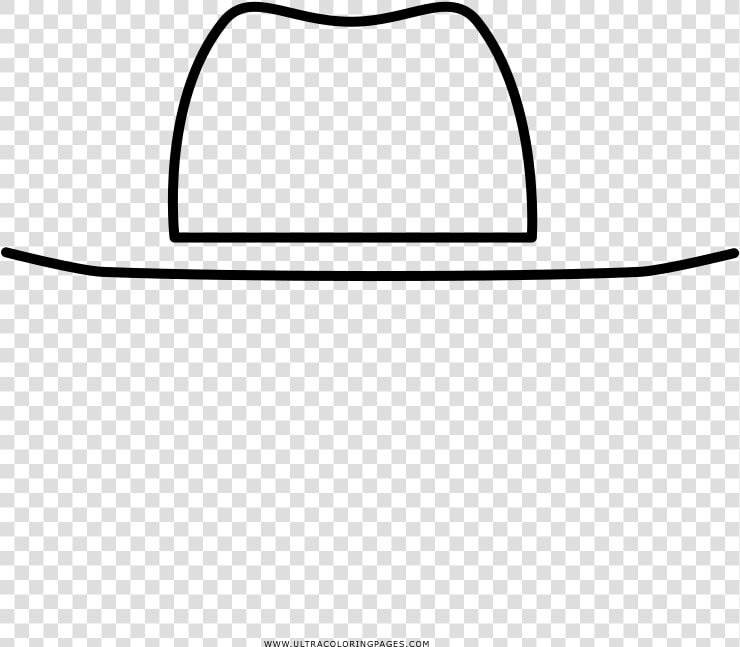 Sombrero De Vaquero Página Para Colorear   Line Art  HD Png DownloadTransparent PNG