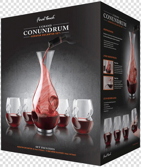 Conundrum Decanter Set   Final Touch Conundrum Decanter  HD Png DownloadTransparent PNG