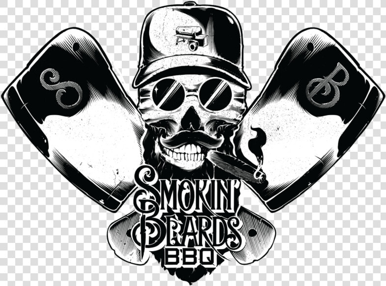 Smokin Beards Logo New   Beards And Bbq  HD Png DownloadTransparent PNG