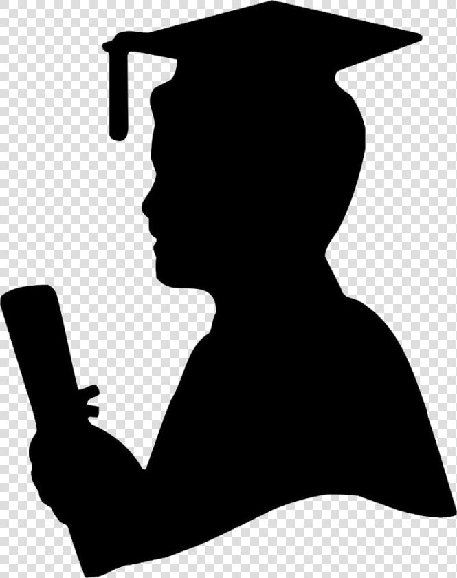 Transparent Graduation Silhouette Png   Silueta De Hombre Graduado  Png DownloadTransparent PNG