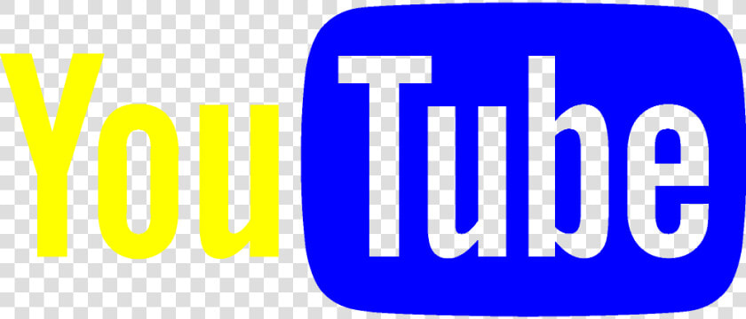 Youtube Logo Yellow Blue   Youtube  HD Png DownloadTransparent PNG