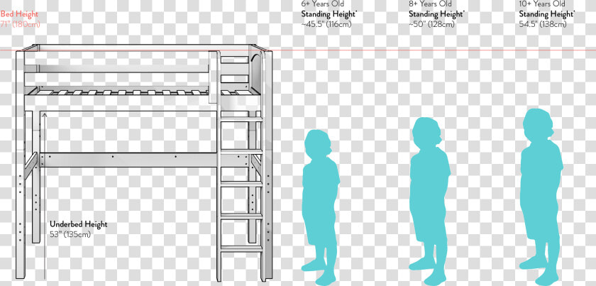 Loft Bed Height Clearance  HD Png DownloadTransparent PNG