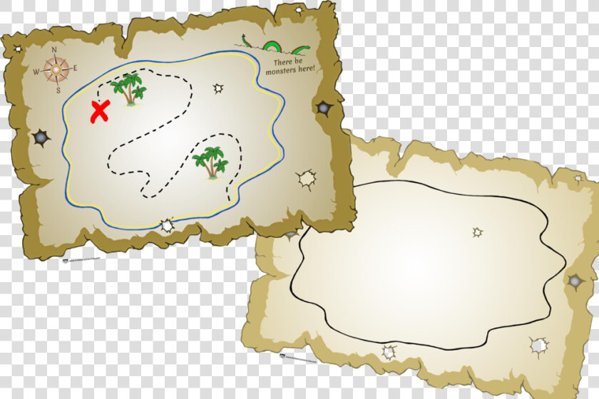 Treasure Mapcover   Treasure Map Template Eyfs  HD Png DownloadTransparent PNG