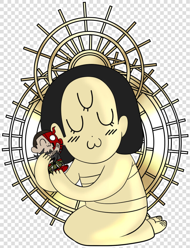 Her Aureola Because I Sacrificed A Hour To Make This   Cartoon  HD Png DownloadTransparent PNG