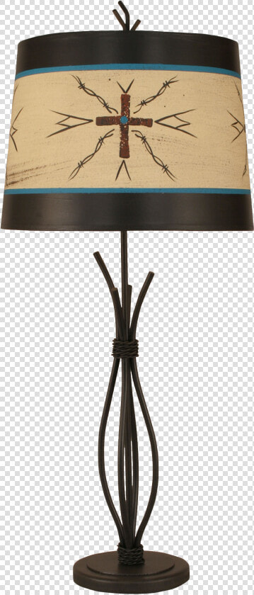 12r45c   Iron Cross   32   5 Inch Western Table Lamp   Lampshade  HD Png DownloadTransparent PNG