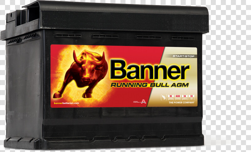 Banner Running Bull Agm 560   Banner Batteries  HD Png DownloadTransparent PNG