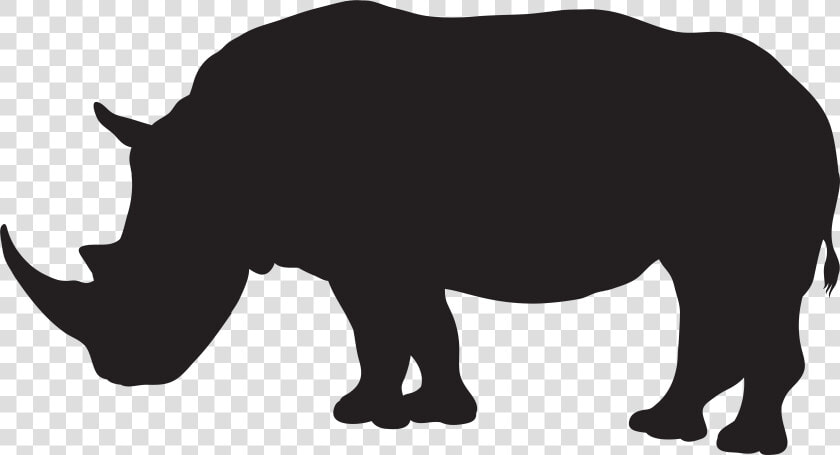 Rhino Silhouette Png Transparent Clip Art Image   Rhino Silhouette Clip Art  Png DownloadTransparent PNG