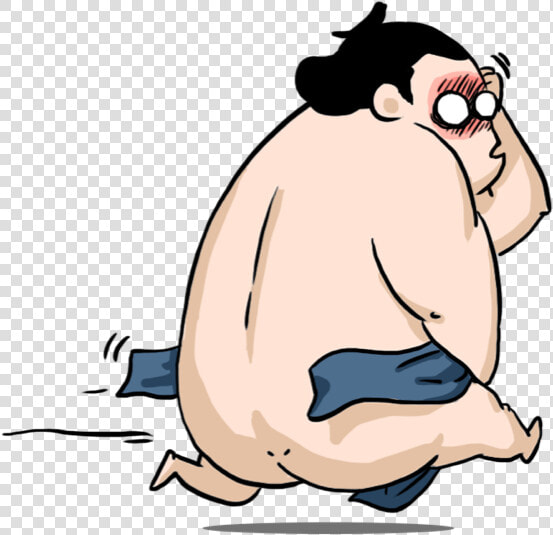 Ringo The Sumo Wrestler Stickers Messages Sticker 2   Cartoon  HD Png DownloadTransparent PNG