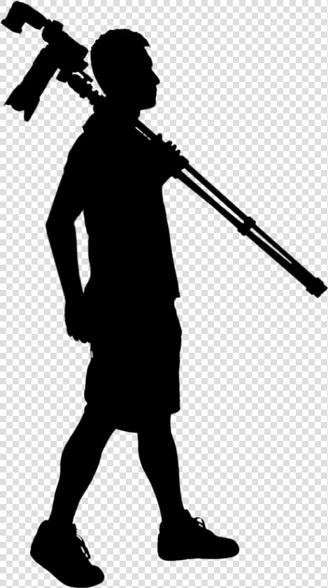 Cameraman Walking   Stock Silhouette Camera Man  HD Png DownloadTransparent PNG