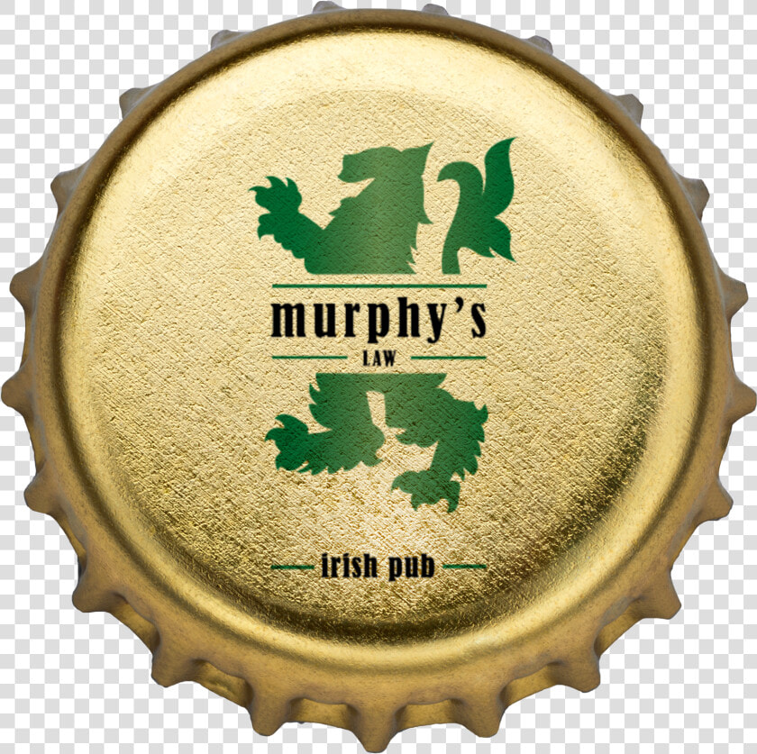 Murphy S Law Beer Bottle Cap   Bottle  HD Png DownloadTransparent PNG