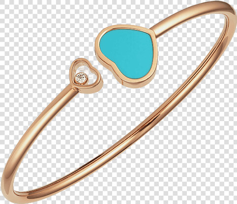 Happy Hearts  857482 5400   Chopard Happy Hearts Bracelet Turquoise  HD Png DownloadTransparent PNG