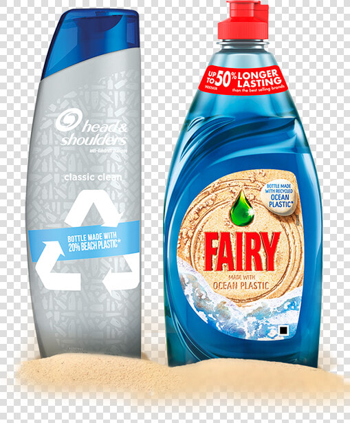 Head  amp  Shoulders Shampoo Bottle And Fairy Washing Up   Fairy Bottle Ocean Plastic  HD Png DownloadTransparent PNG