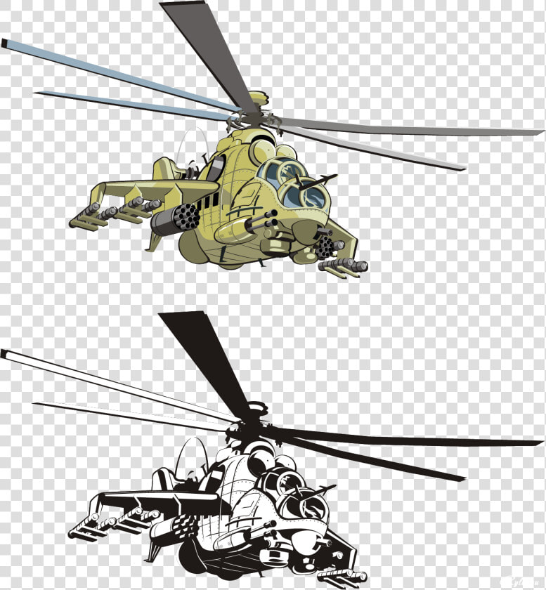 Transparent Blackhawk Helicopter Clipart   Apache Helicopter Illustration  HD Png DownloadTransparent PNG