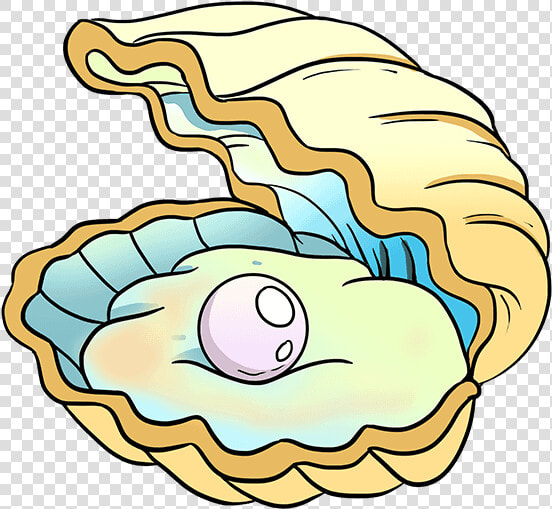 How To Draw Oyster With A Pearl   Oyster With Pearl Drawing  HD Png DownloadTransparent PNG