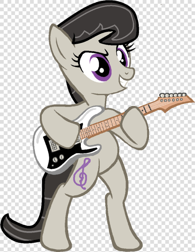 Grapefruitface1  Derpibooru Exclusive  Guitar  Octavia   Octavia Melody A Bikini  HD Png DownloadTransparent PNG