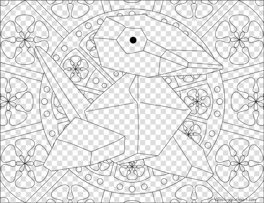 Mandala Coloring Pages Pokemon Mew   Png Download   Pokemon Mandala Coloring Pages  Transparent PngTransparent PNG