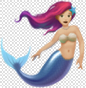  emoji  emojiface  emojis  cute  aesthetic  multicolor   Apple Mermaid Emoji  HD Png DownloadTransparent PNG