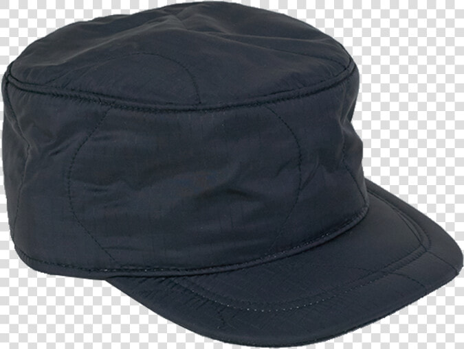 Quilted Military Hat In Black Nylon   Baseball Cap  HD Png DownloadTransparent PNG