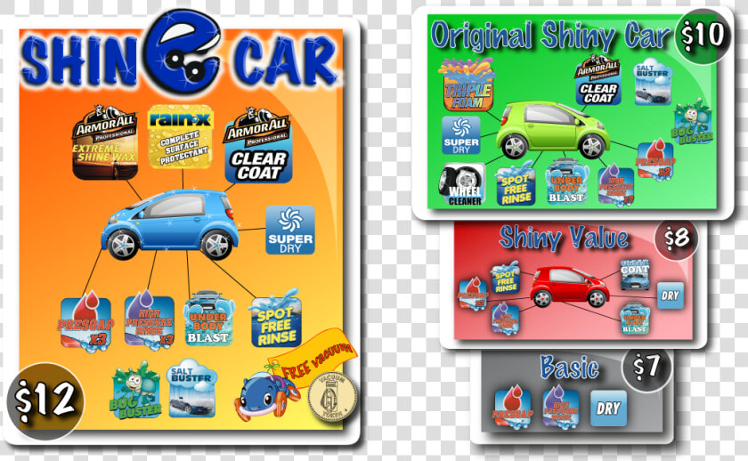 Touch Free Carwash Menu 1200×650   City Car  HD Png DownloadTransparent PNG