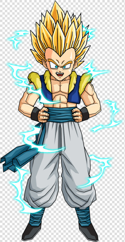 Dragon Ball Z Gotenks Ssj2   Png Download  Transparent PngTransparent PNG