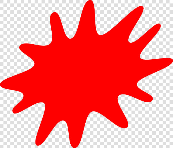 Red Paint Splatter Clip Art At Clker Com Vector Clip   Red Paint Splatter Clipart  HD Png DownloadTransparent PNG