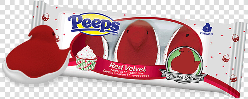 Red Velvet Marshmallow Peeps   Peeps  HD Png DownloadTransparent PNG