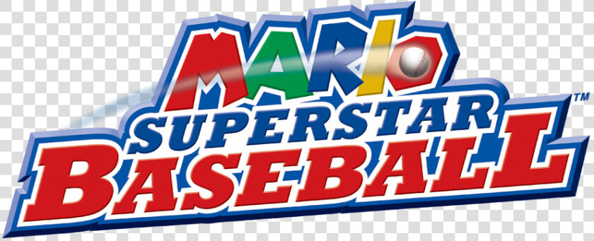 Mario Superstar Baseball Logo  HD Png DownloadTransparent PNG