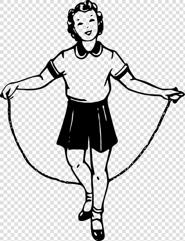 Banner Free Download Girl Jumping Big Image Png   Skipping Rope  Transparent PngTransparent PNG