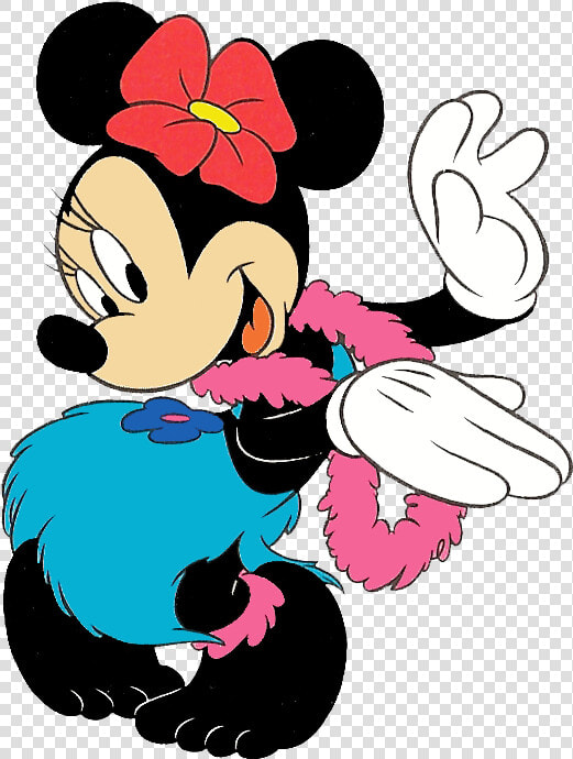 Hula Clip Art   Minnie Mouse Hula Skirt  HD Png DownloadTransparent PNG