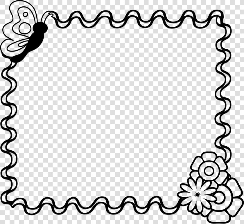 Black And White Chevron Clip Art   School Border Black And White  HD Png DownloadTransparent PNG