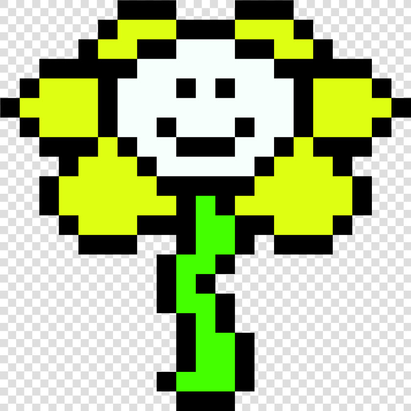 Flowey Png   Flowey   Undertale Flowey Pixel Art  Transparent PngTransparent PNG