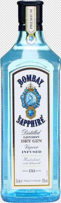 750ml Bombay Sapphire Gin  HD Png DownloadTransparent PNG