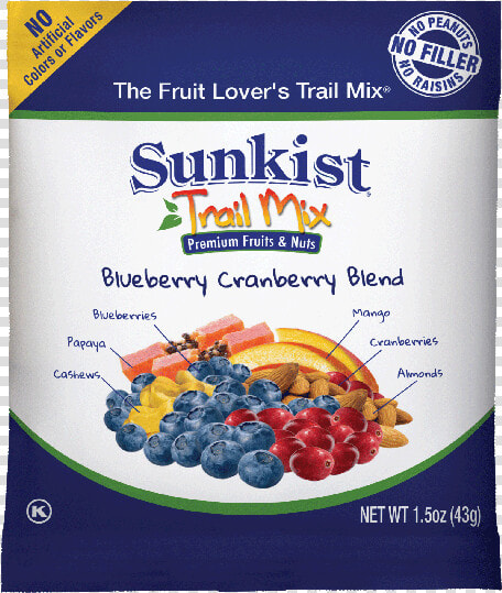 Sunkist Trail Mix Strawberry Banana Blend  HD Png DownloadTransparent PNG