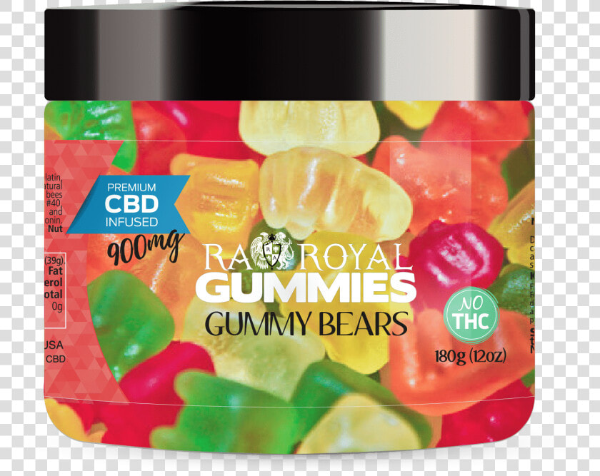 Ra Royal Cbd Gummies Gummy Bears 900mg  HD Png DownloadTransparent PNG