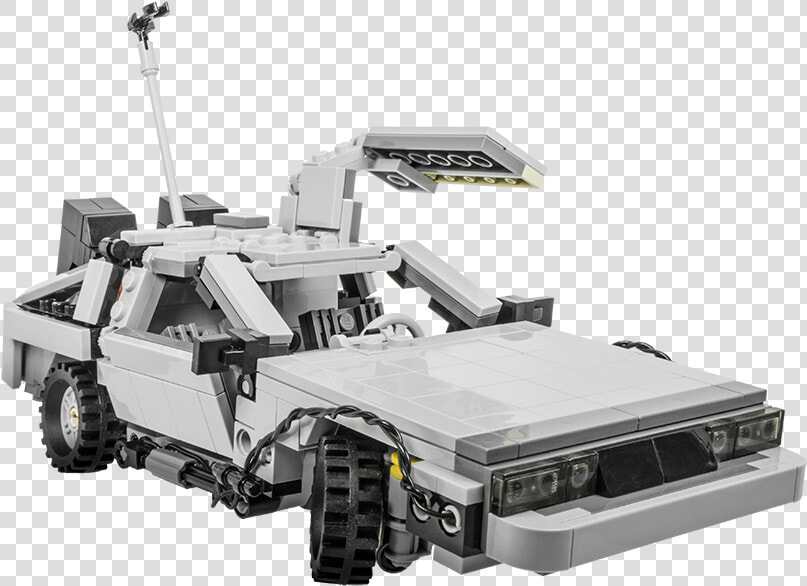 Lego Delorean Time Machine   Png Download   Lego Delorean Png  Transparent PngTransparent PNG