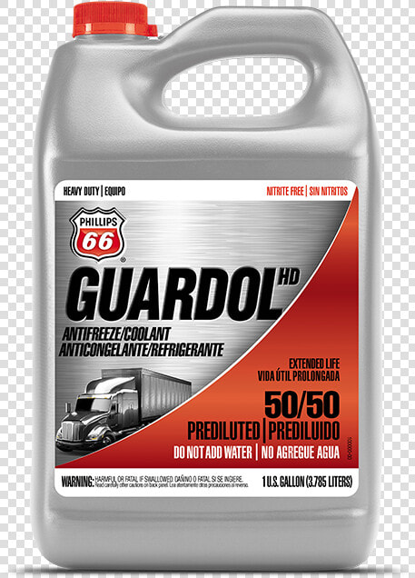 Guardol Oat Hd Coolant antifreeze   Phillips 66  HD Png DownloadTransparent PNG