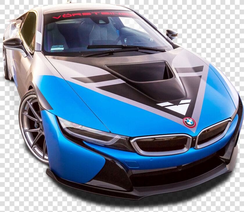 Vorsteiner Bmw I8 Vr E Blue Car Png Image   Blue Bmw I8 Png  Transparent PngTransparent PNG