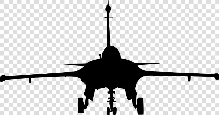 Jet Fighter Silhouette   Fighter Jet Front View  HD Png DownloadTransparent PNG