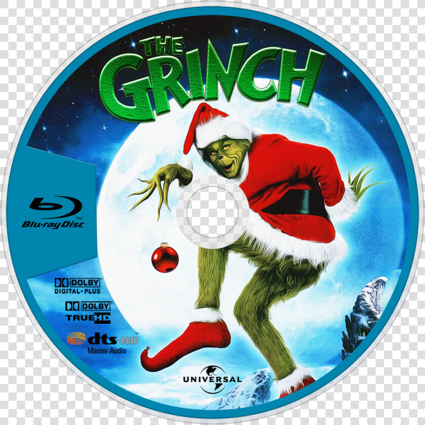 How The Grinch Stole Christmas Bluray Disc Image  HD Png DownloadTransparent PNG