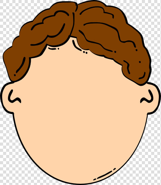 Brown Hair Boy Svg Clip Arts   Brown Hair Man Clipart  HD Png DownloadTransparent PNG