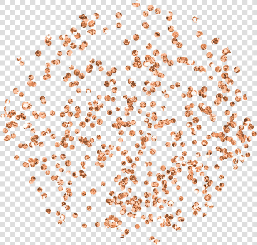 Rose Gold Glitter Png   Rose Gold Confetti Transparent Background  Png DownloadTransparent PNG