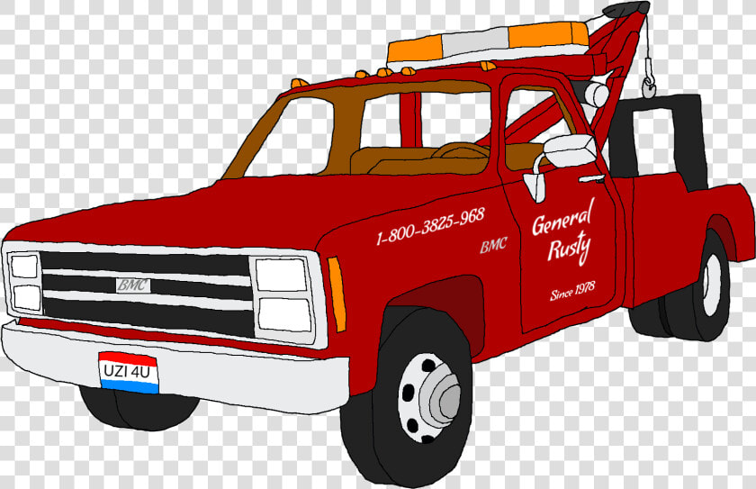 Transparent Tow Truck Clip Art   Old Tow Truck Drawings  HD Png DownloadTransparent PNG